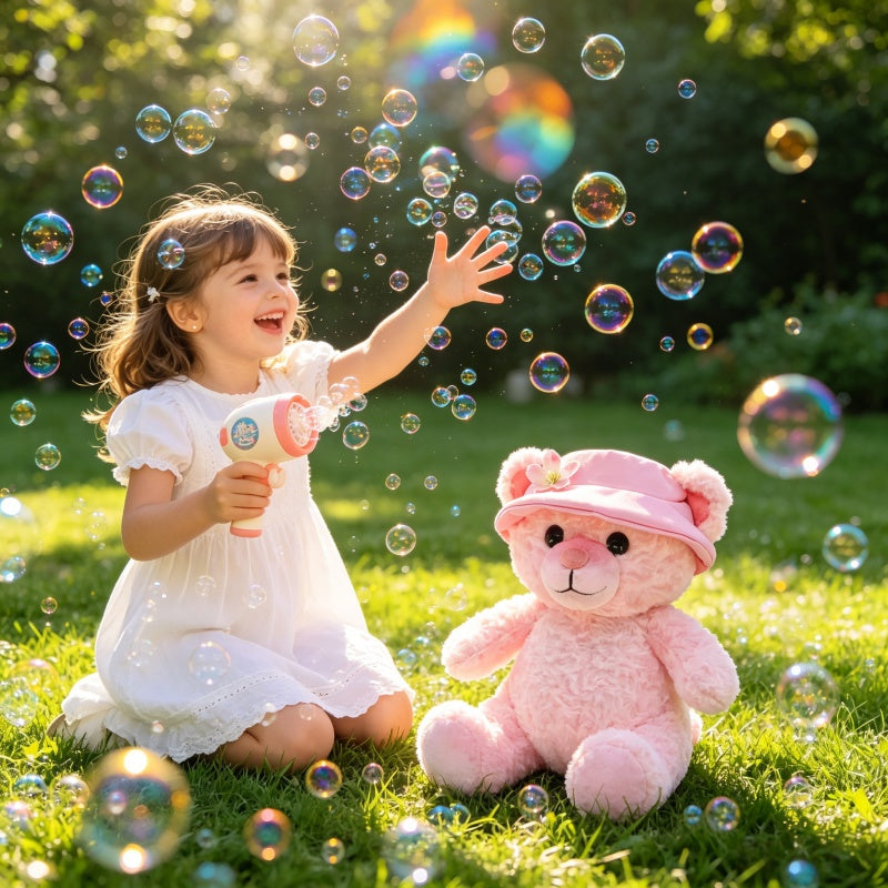GaopengToy | 11.8" Pink Teddy Bear Plush | Mother's Day & 520 Gift For Her