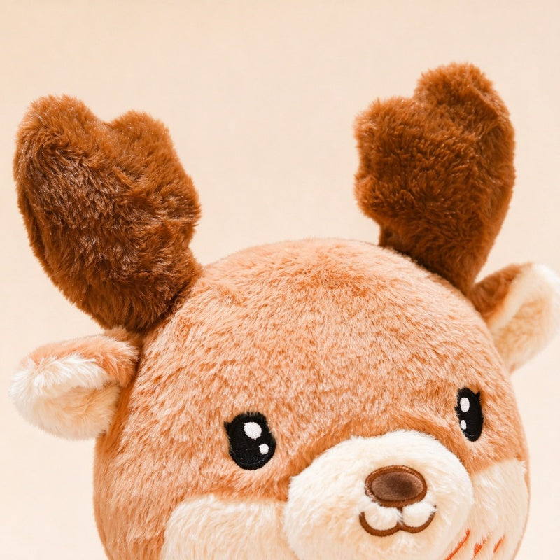 GaoPengToy | Christmas Reindeer Stuffed Animal | 15.75" Soft Fluffy Plush with Tree Embroidery