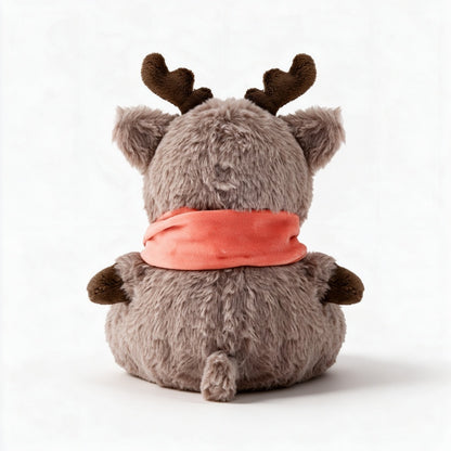GaoPengToy | Christmas Reindeer Plush Toy | Soft Stuffed Animal with Detachable Scarf