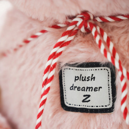 GaoPengToy | Pink Santa Claus Plush Toy | 25cm Stuffed Santa with Removable Hat & Backpack