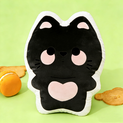 GaoPengToy | 15.4" Nami Cat Couple Plush Pillows -  2pcs Sweet Dress-Up Stuffed Cushions, Home Decor & Romantic Gift