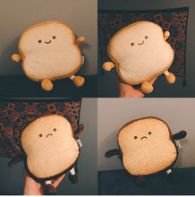 Emotional Bread Cushion Cute Toast Emoji Cushion