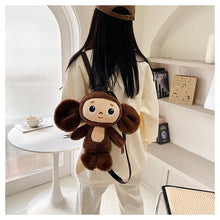 Big Ear Monkey Stuffed Doll Bag