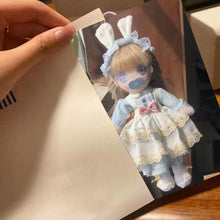 【Lizjin】 OC Long-legged 25cm Plush Girl Doll With Lolita Dress,Free shipping