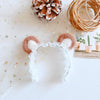 20cm Cotton Doll Decorative Lace Bunny / Lace Bear / Yellow Cat Ears / Purple Cat Ear Hair Bands