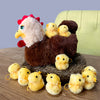 A Nest Of Cute Chick Plush Toys