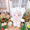 20cm Cotton Doll Clothes Cute Kitten Onesie