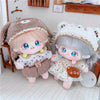20cm Cotton Doll Bubble Bear And Dog Sets