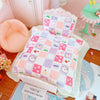 Cotton Doll Bedding Three-piece Set，Quilts Bed sheets Pillow