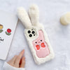 Furry  Long-eared Bunny Case For IPhone