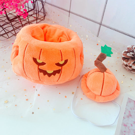 20cm Cotton Doll Halloween Pumpkin Clothes And Hat