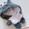 20cm Cotton Doll Outfits Clothes Grey Lamb Onesie