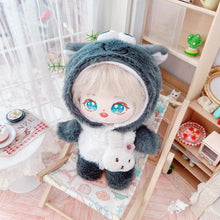 20cm Cotton Doll Outfits Clothes Grey Lamb Onesie