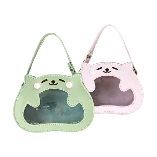 Cute transparent mini bag new coin purse bag handbag crossbody jelly  bag